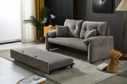 BroDeals Sofabed Rome 2 Seater Roll Out Sofa bed - Silver Rome 2 Seater Roll Out Sofa bed - Silver