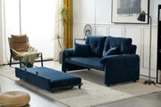 BroDeals Sofabed Rome 2 Seater Roll Out Sofabed - Dark Blue Rome 2 Seater Roll Out Sofabed - Dark Blue
