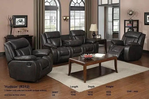BroDeals Sofas Hudson 3RR + R + R with Console Hudson 3RR + R + R with Console