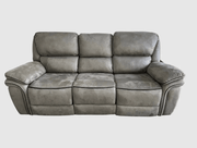 BroDeals Sofas Moy 3 Seater Recliner - Grey Moy 3 Seater Recliner - Grey