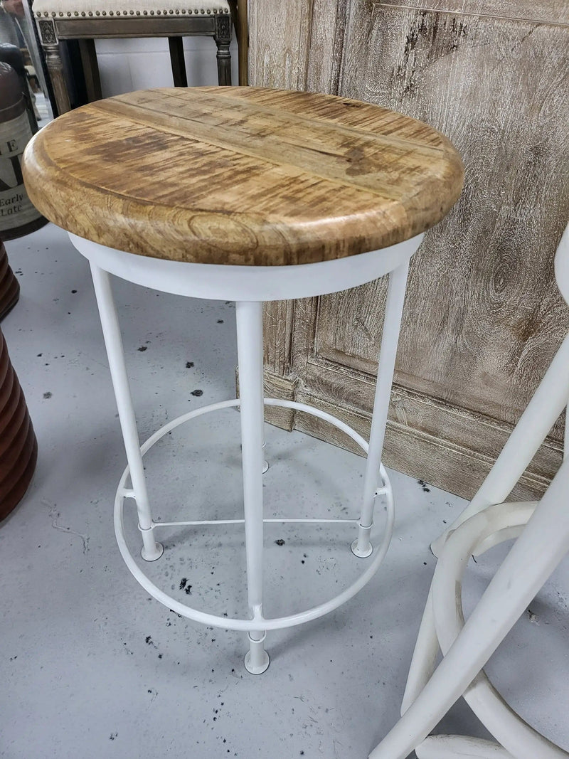 BroDeals Table & Bar Stools Classic Barstool - Mango Wood Classic Barstool - Mango Wood