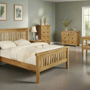 BroDeals Tallboy Oak 5 Drawer Tallboy Oak 5 Drawer Tallboy