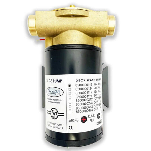 Bronze Impeller Pump 25L 24V Absolute Marine HeavyDuty Ballast Transfer For Boats – view 1