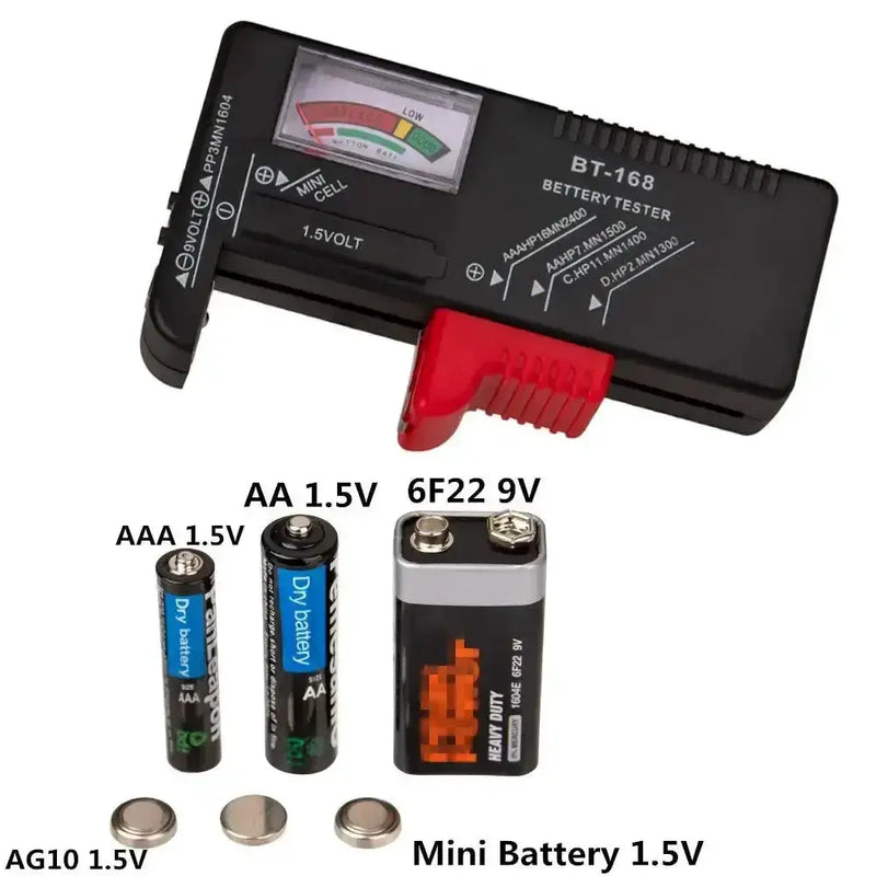 BT-168 Universal Battery Tester – AA/AAA/C/D/9V Button Cell Checker – view 4