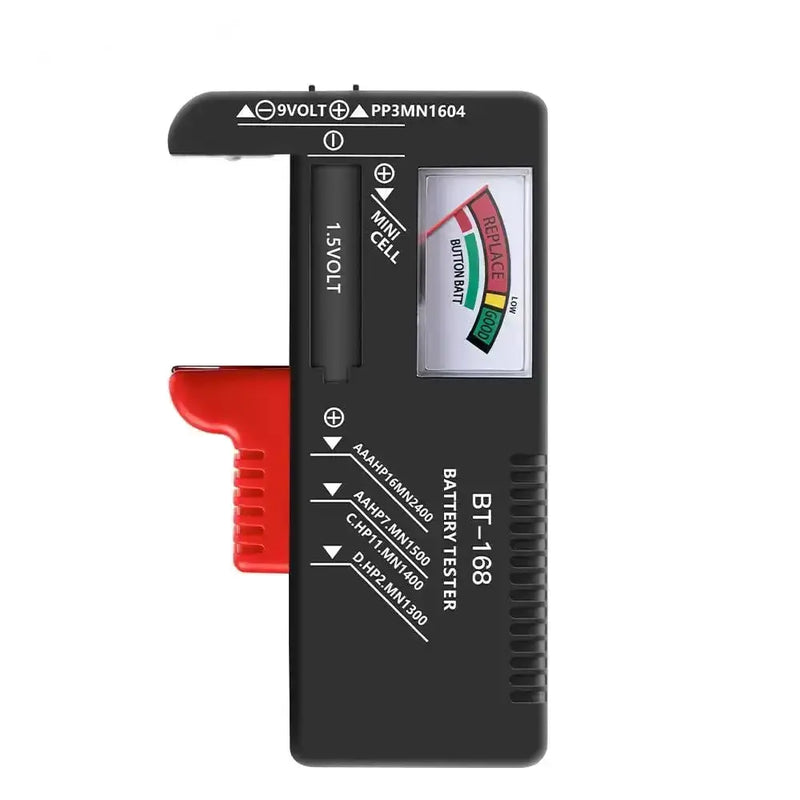 BT-168 Universal Battery Tester – AA/AAA/C/D/9V Button Cell Checker – view 1