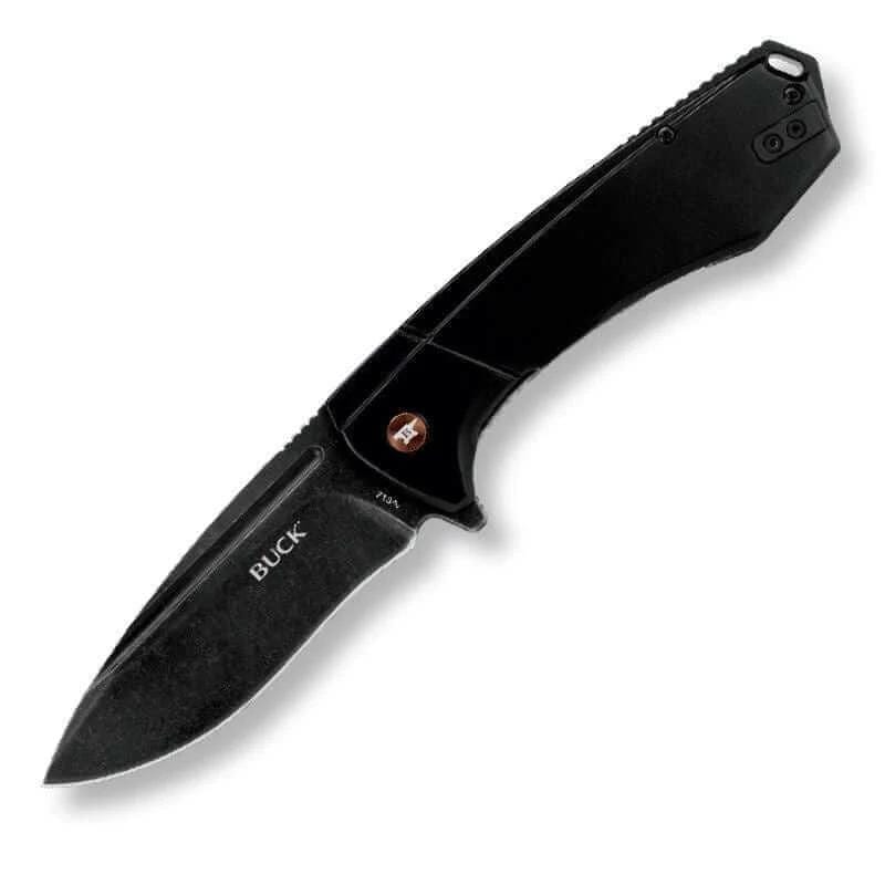 Buck Knives Outdoors Knives Buck 713 Ruckus Black Buck Knives 713 Ruckus Black Folding Knife