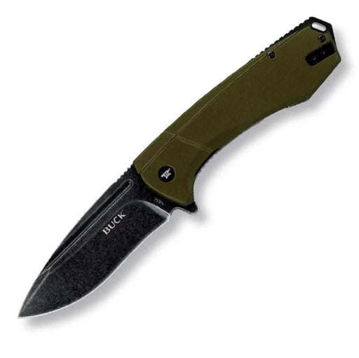 Buck Knives Outdoors Knives Buck 713 Ruckus Green Buck 713 Ruckus Green Frame Lock Knife Buck Knives
