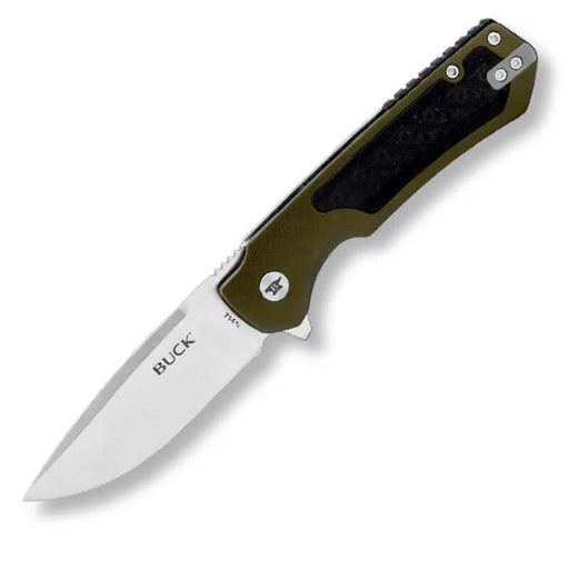 Buck Knives Outdoors Knives Buck 714 Stinger Green Buck Knives 714 Stinger Green Folding Knife