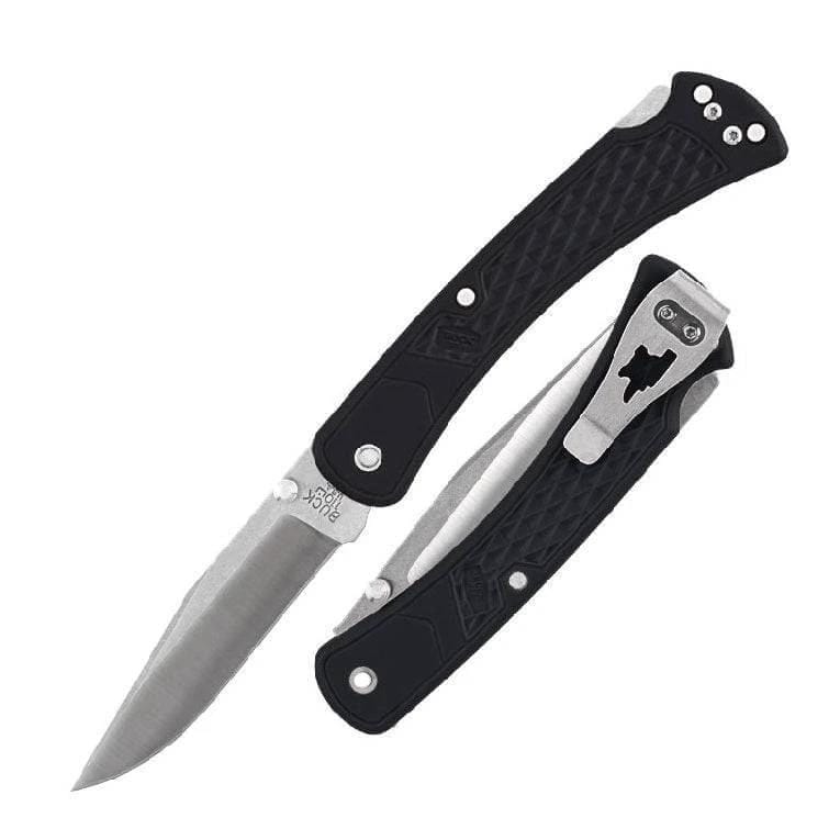 Buck Knives General Buck 110 Folding Slim Black Buck 110 Folding Slim Black Knife By Buck Knives