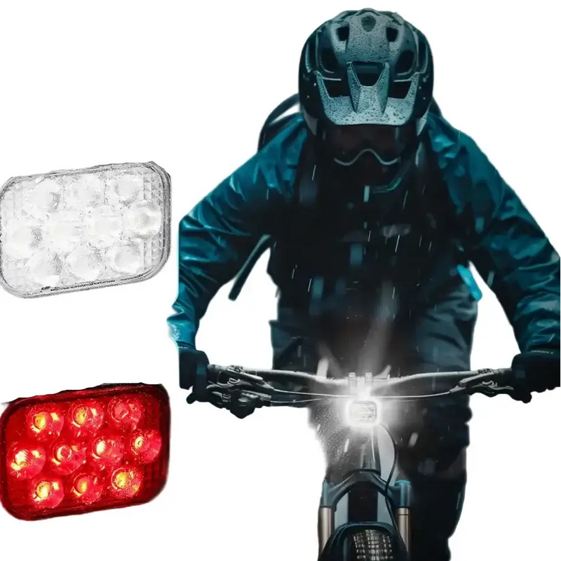 Habicare USB Rechargeable Bicycle Front & Rear LED Lights USB Rechargeable Bicycle Front & Rear LED Lights