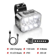 Habicare USB Rechargeable Bicycle Front & Rear LED Lights USB Rechargeable Bicycle Front & Rear LED Lights