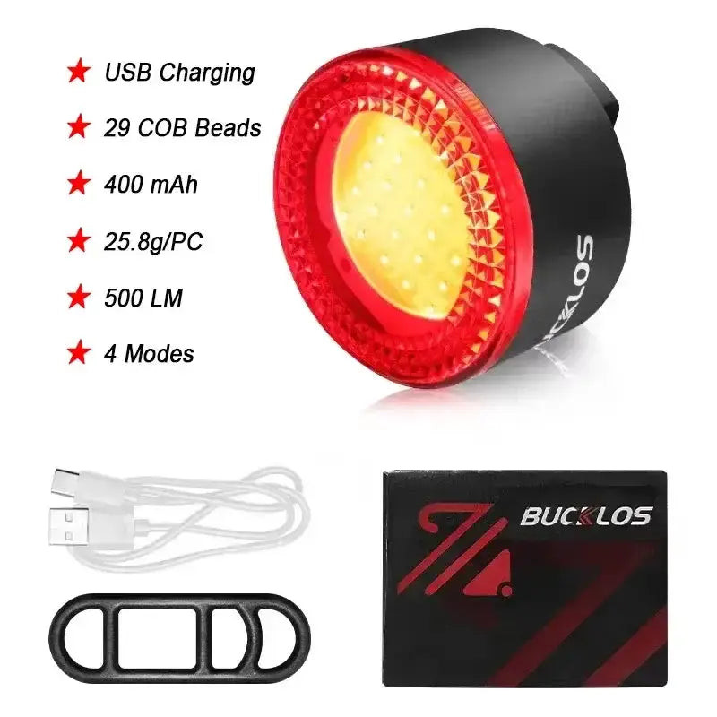Habicare USB Rechargeable Bicycle Front & Rear LED Lights USB Rechargeable Bicycle Front & Rear LED Lights