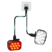 Habicare USB Rechargeable Bicycle Front & Rear LED Lights USB Rechargeable Bicycle Front & Rear LED Lights