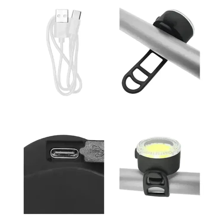 Habicare Rechargeable Bicycle Front & Rear Light Set Rechargeable Bicycle Front & Rear Light Set