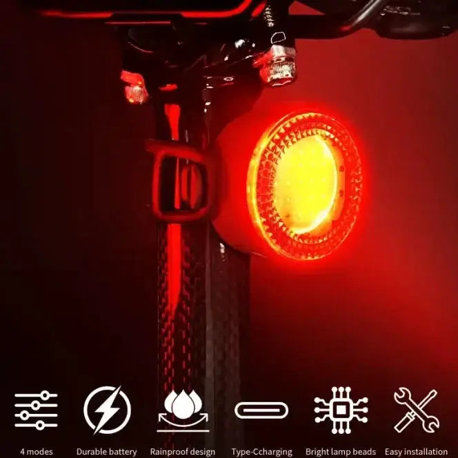Habicare Rechargeable Bicycle Front & Rear Light Set Rechargeable Bicycle Front & Rear Light Set