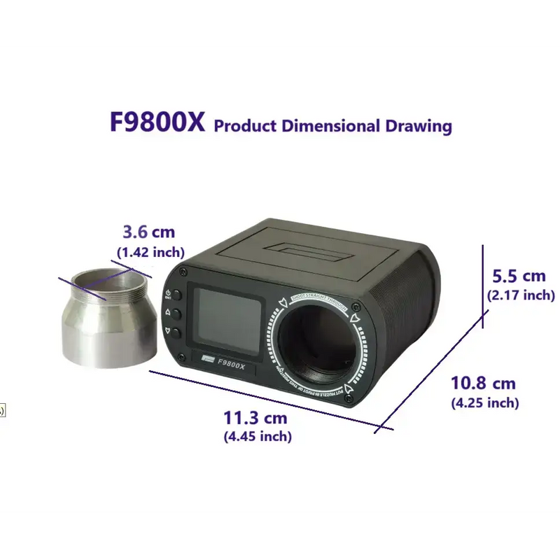 Habicare HBC Bullet Firing Chronoscope Habicare F9800X Airsoft Chronoscope TFT Display
