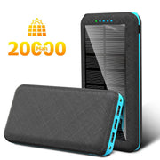 Solar Power Bank 3 USB — 10W Fast Charge 10000 & 20000mAh | Outdoor – view 1