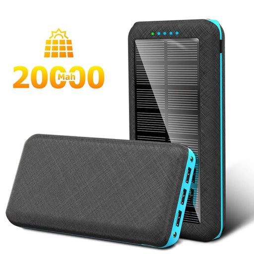 Solar Power Bank 3 USB — 10W Fast Charge 10000 & 20000mAh | Outdoor – view 1