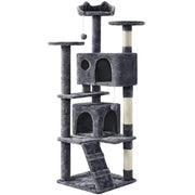 Yaheetech 158cm 158cm Tall Cat Tree Condo Kitten Tree Tower 158cm 158cm Tall Cat Tree Condo Kitten Tree Tower