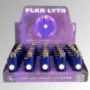 China Dropship Retail Case Clipper Flkr Lytr Display Box Navy Blue 25 Count For Lighters Clipper Lytr Display Box Navy Blue 25 Count For Lighters