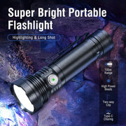 BORUIT ET28 Super Bright Led Torch Rechargeable Compact Flashlight IPX65 – view 6