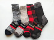 12 Pairs Thermal Socks Work Socks Cushioned Mixed Colour & Pattern – view 3
