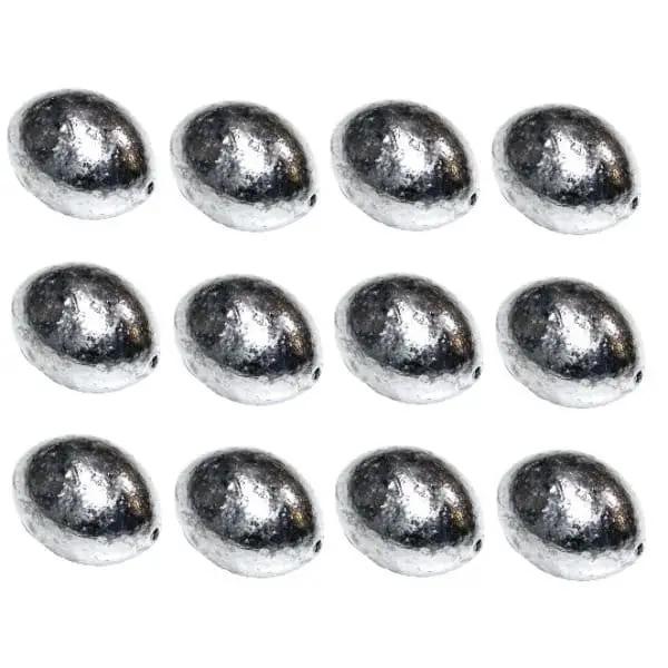 Fishing and Leisure SINKERS Egg Sinker Bulk Pack 1/2oz (100 per pack) Egg Sinker Bulk Pack Half Ounce 100 Fishing And Leisure