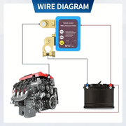 Wireless Remote 240A Car Battery Disconnect Relay Master Cut-off Switch Isolator – view 4