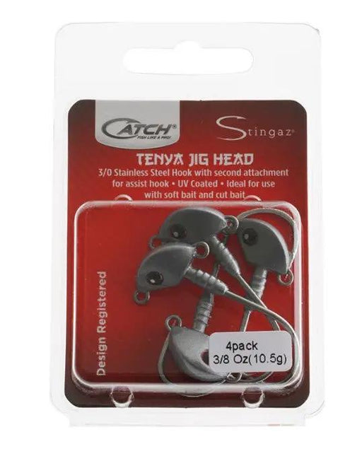 Catch Jig Catch Singaz Tenya Jig Heads 3/0 Pack 3/8oz Catch Singaz Tenya Jig Heads 3/0 3/8oz Bottom Fishing