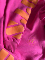 The Brave Pants Company General Raspberry Affiliation Hoodie Brave Pants Raspberry Hoodie Velvet Soft Cozy Warm