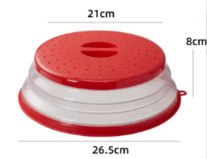 China Dropship Cover Collapsible High Temperature Microwave Splash Cover for Mess Free Cooking Foldable Microwave Splash Cover for Mess Free Cooking
