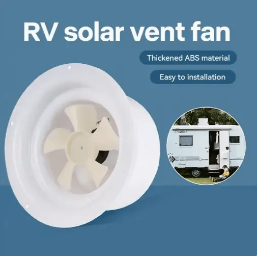 RV Solar Ventilation Fan Solar Powered Ceiling Vent with Fan – view 6