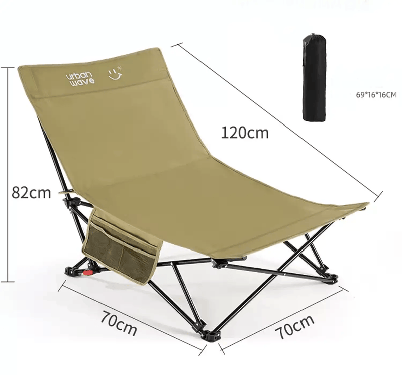 ECOTREK Chair Portable Folding Beach Chair – Enhanced Size & Comfort URB10326 Portable Folding Beach Chair – Enhanced Size & Comfort URB10326