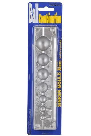 Pro Hunter Sinker Moulds 1/4oz to 6oz Pro Hunter Ball Sinker Mould Ball Sinker Mould Pro Hunter 1/4oz To 6oz