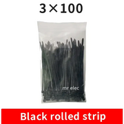 Habicare 100PCS Colourful Nylon Cable Ties 3x100mm Self-Locking 100PCS Colourful Nylon Cable Ties 3x100mm Self-Locking