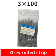 Habicare 100PCS Colourful Nylon Cable Ties 3x100mm Self-Locking 100PCS Colourful Nylon Cable Ties 3x100mm Self-Locking