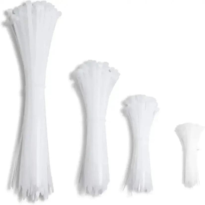 9eight5 Tools & Models Cable Ties (4 sizes / White) Cable Ties (4 sizes / White)