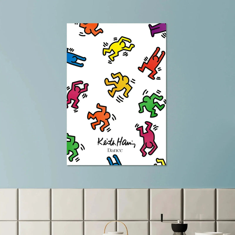 Blank Wall Print Shop Print Material Keith Haring Dance Keith Haring Dance