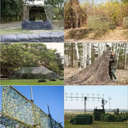 Habicare SS Camo Mesh Netting Habicare Woodland Camo Netting for Hunting Blinds
