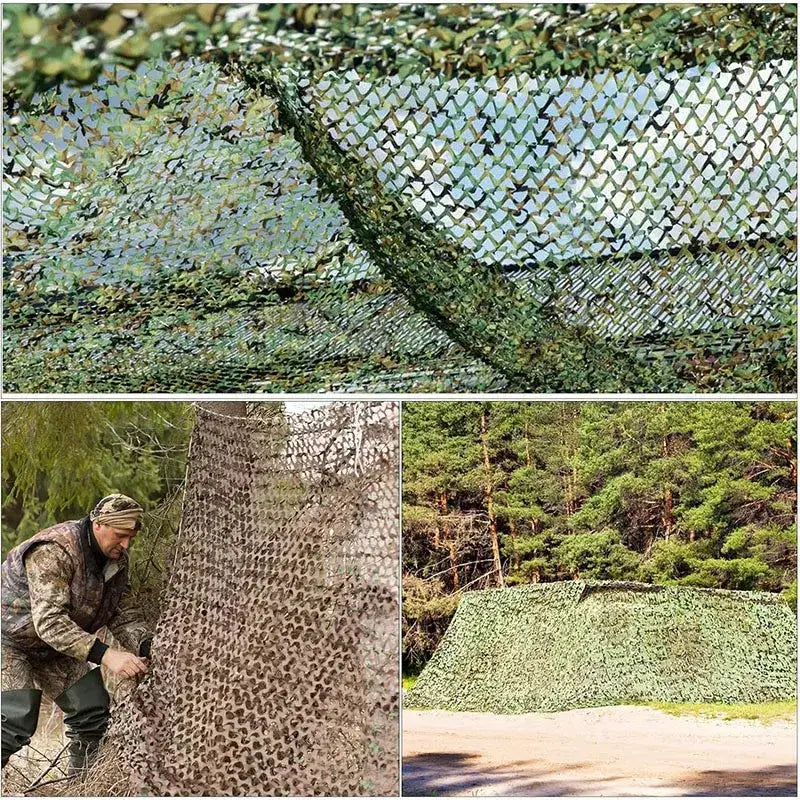 Habicare SS Camo Mesh Netting Habicare Woodland Camo Netting for Hunting Blinds