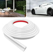 Camper Van Gutter Rain Guard – J Shape Drip Stop PVC Rain Gutter (5m) – view 2