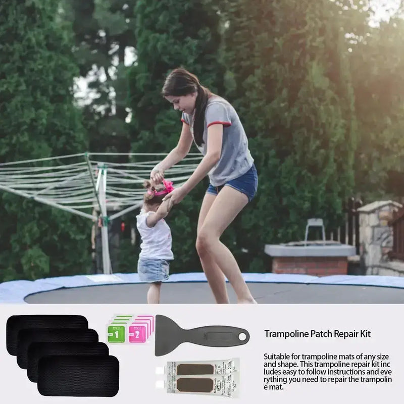 Habicare HBC Trampoline Patch Repair Kit Trampoline Patch Repair Kit with Strong Adhesive