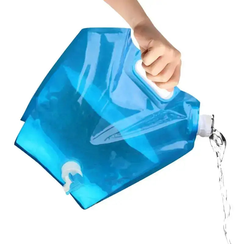 Habicare SS Folding Water Storage Container (5L/10L) Portable Folding Water Container with Spigot 5-10L