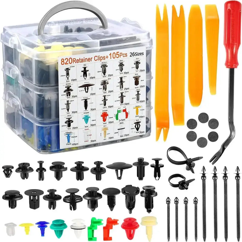 Car Fastener Clip Kit – Plastic Rivets & Retainer Pins (different types available) – view 7
