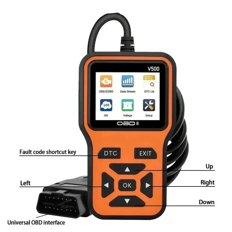 OBD2 Scanner, Voltage & Engine Fault Code Reader – view 3