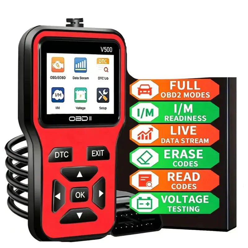 OBD2 Scanner, Voltage & Engine Fault Code Reader – view 21