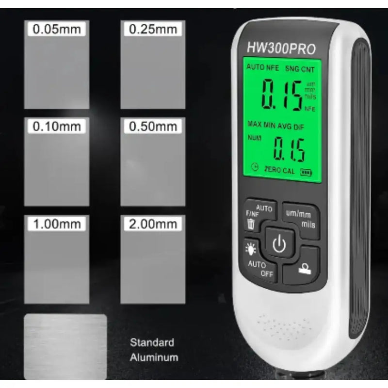 Habicare HBC Car Paint Thickness Tester HW-300PRO Digital Car Paint Thickness Gauge Meter