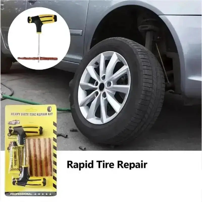 Habicare HBC Car Tyre Repair Kit with Durable Strips & Super Glue Car Tyre Repair Kit with Durable Strips & Super Glue