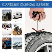 Habicare HBC Car Tyre Repair Kit with Durable Strips & Super Glue Car Tyre Repair Kit with Durable Strips & Super Glue