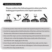 Habicare HBC Car Tyre Repair Kit with Durable Strips & Super Glue Car Tyre Repair Kit with Durable Strips & Super Glue